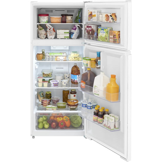 Frigidaire 28 Inch Top Freezer Refrigerator, 16.0 cu. ft., White - FRTE1622AW