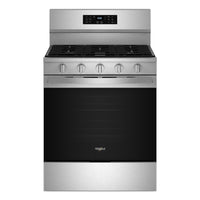 Whirlpool 30 Inch Smart Gas Range with Air Fry, Stainless Steel - WFGS5030RZ