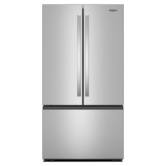 Whirlpool 36 Inch French-Door Refrigerator, Stainless Steel - WRFF3336SZ