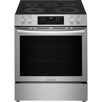 Frigidaire 30 Inch Front Control Electric Range with 5.3 cu. ft. Capacity, Stainless Steel - GCFE305CBF