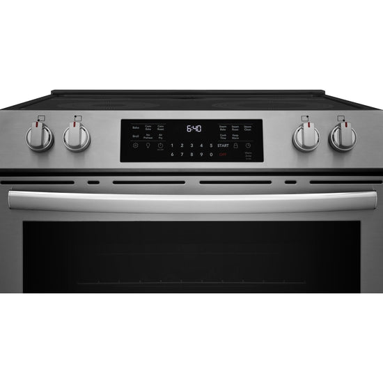 Frigidaire 30 Inch Front Control Electric Range with 5.3 cu. ft. Capacity, Stainless Steel - GCFE305CBF