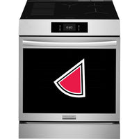 Frigidaire 30 Inch Induction Range with Stone-Baked Pizza, 6.2 cu. ft., Stainless Steel - GCFI307CBF