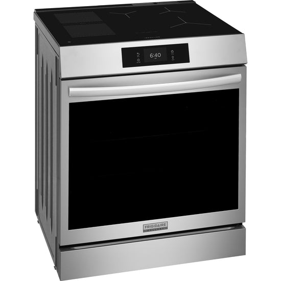 Frigidaire 30 Inch Induction Range with Stone-Baked Pizza, 6.2 cu. ft., Stainless Steel - GCFI307CBF