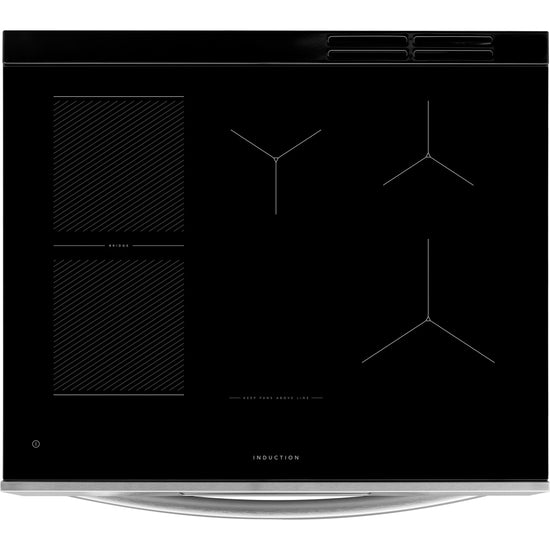 Frigidaire 30 Inch Induction Range with Stone-Baked Pizza, 6.2 cu. ft., Stainless Steel - GCFI307CBF