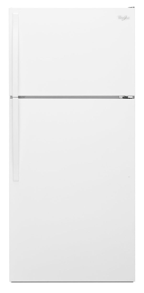 Whirlpool 28 Inch Top-Freezer Refrigerator, 14.3 Cu. Ft., White - WRT134TFDW
