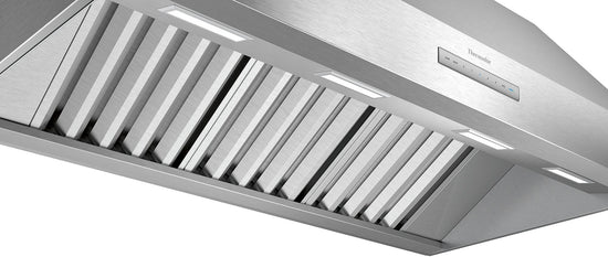 Thermador 48 Inch Wall Mount Smart Range Hood with LED Lighting and Automatic Mode - PH48GWS