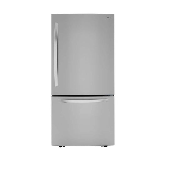 LG 33 Inch Bottom Freezer Refrigerator, 26 cu. ft., PrintProof Stainless - LRDCS2603S