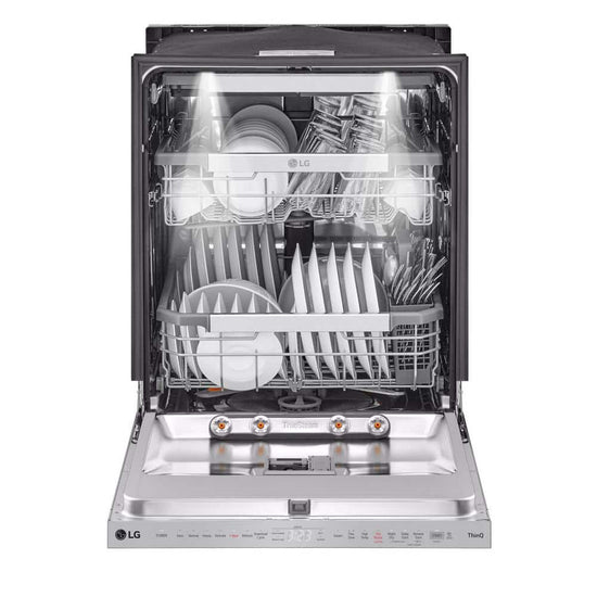 LG 24-inch Top Control Smart Dishwasher, Smudgeproof Stainless Steel - LDPH7972S