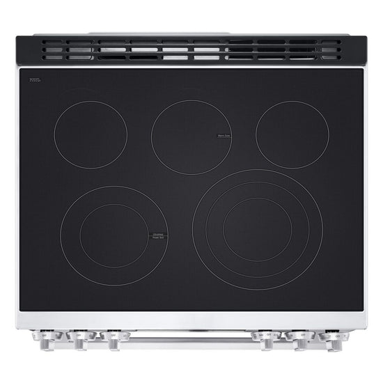 LG 30 Inch Slide-In Electric Range with 6.3 cu. ft. Capacity, PrintProof Stainless Steel - LSEL6335XE