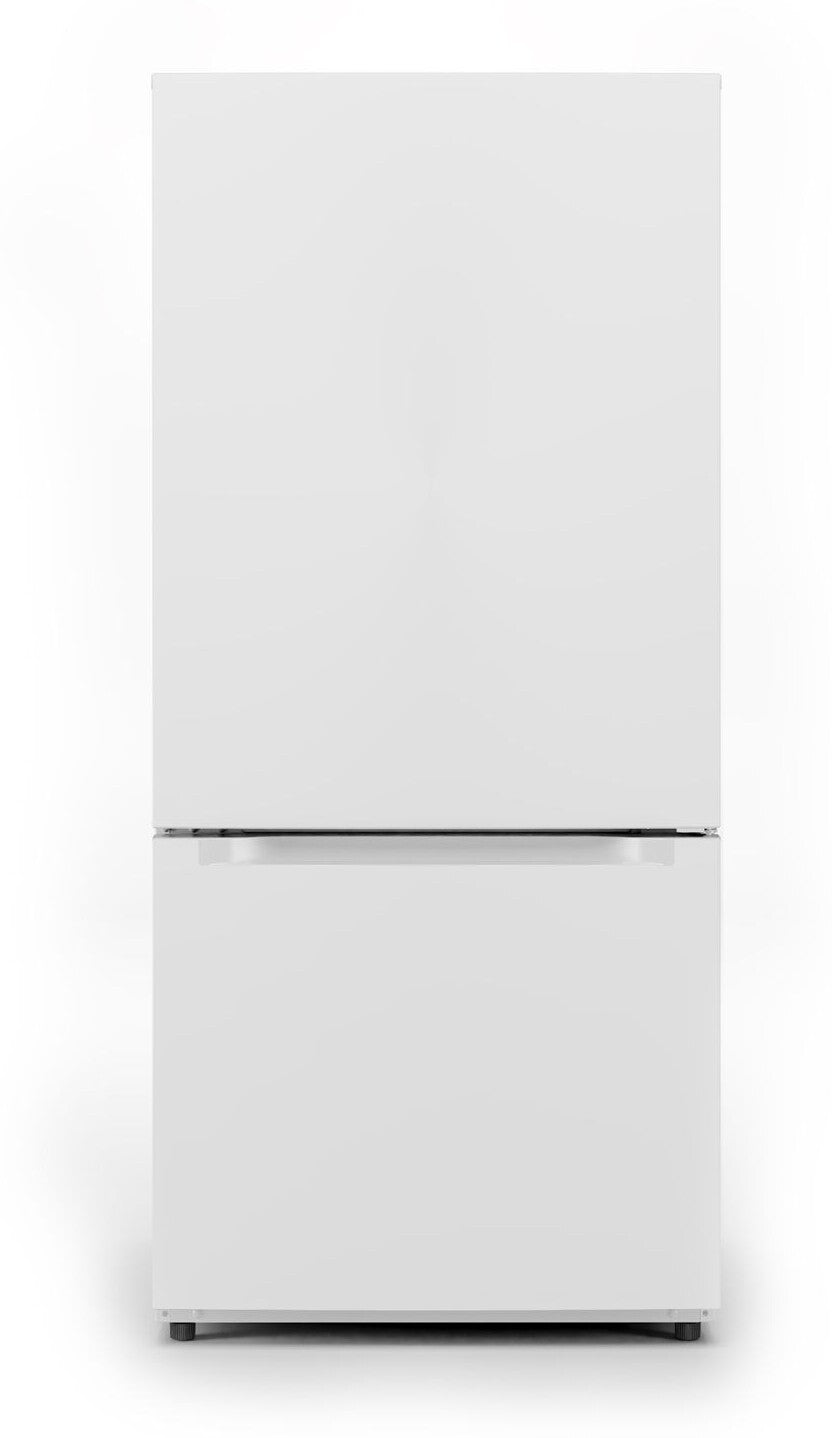 MIDEA 30 INCH BOTTOM MOUNT REFRIGERATOR WITH 18.7 CU. FT. CAPACITY, WHITE - MRB19B7AWW