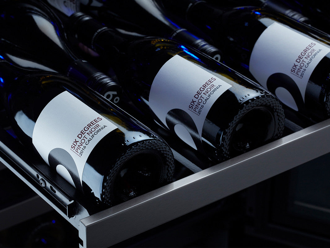 Zephyr 24 Inch Dual Zone Wine Cooler - PRW24C02BBSG