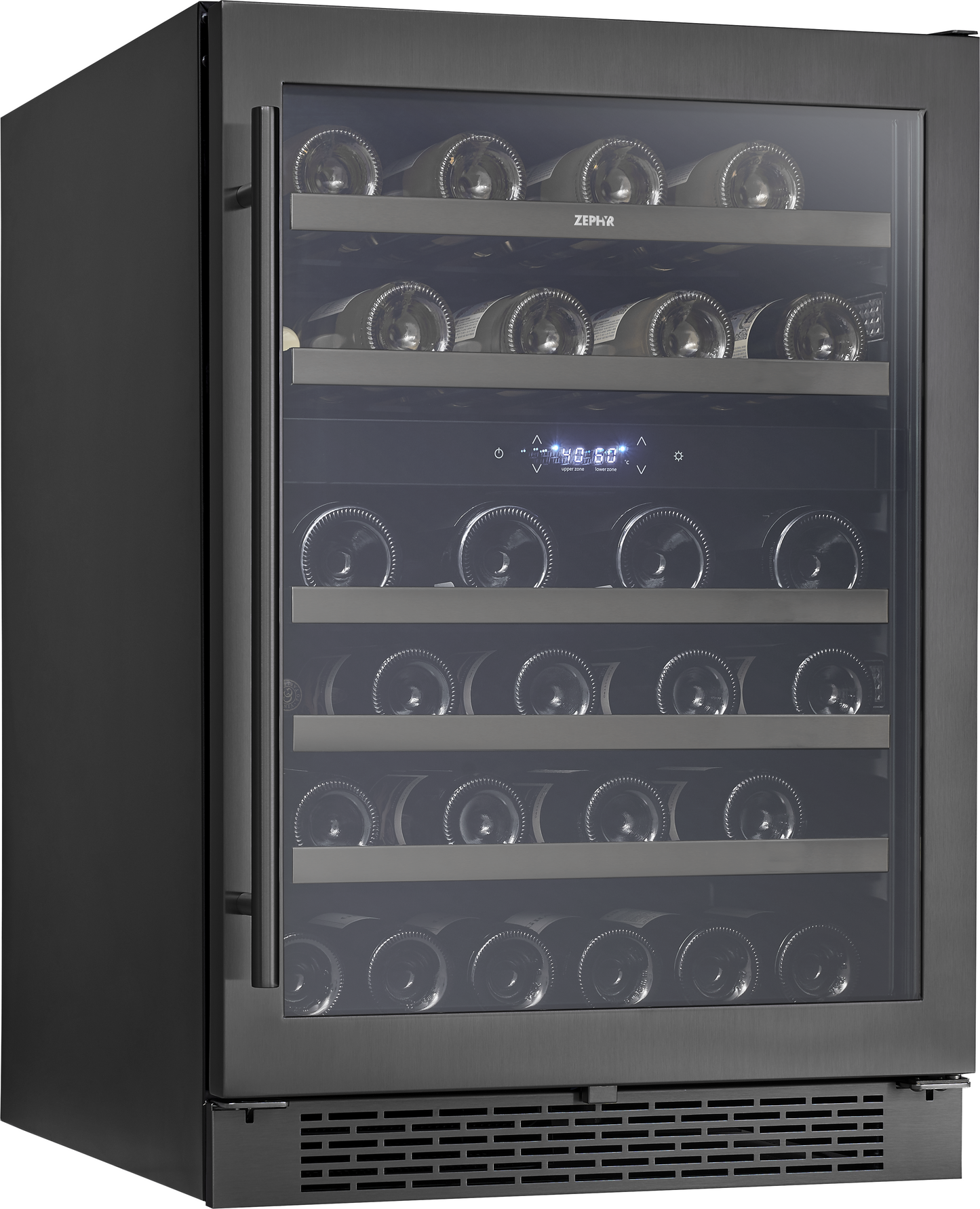 Zephyr 24 Inch Dual Zone Wine Cooler - PRW24C02BBSG