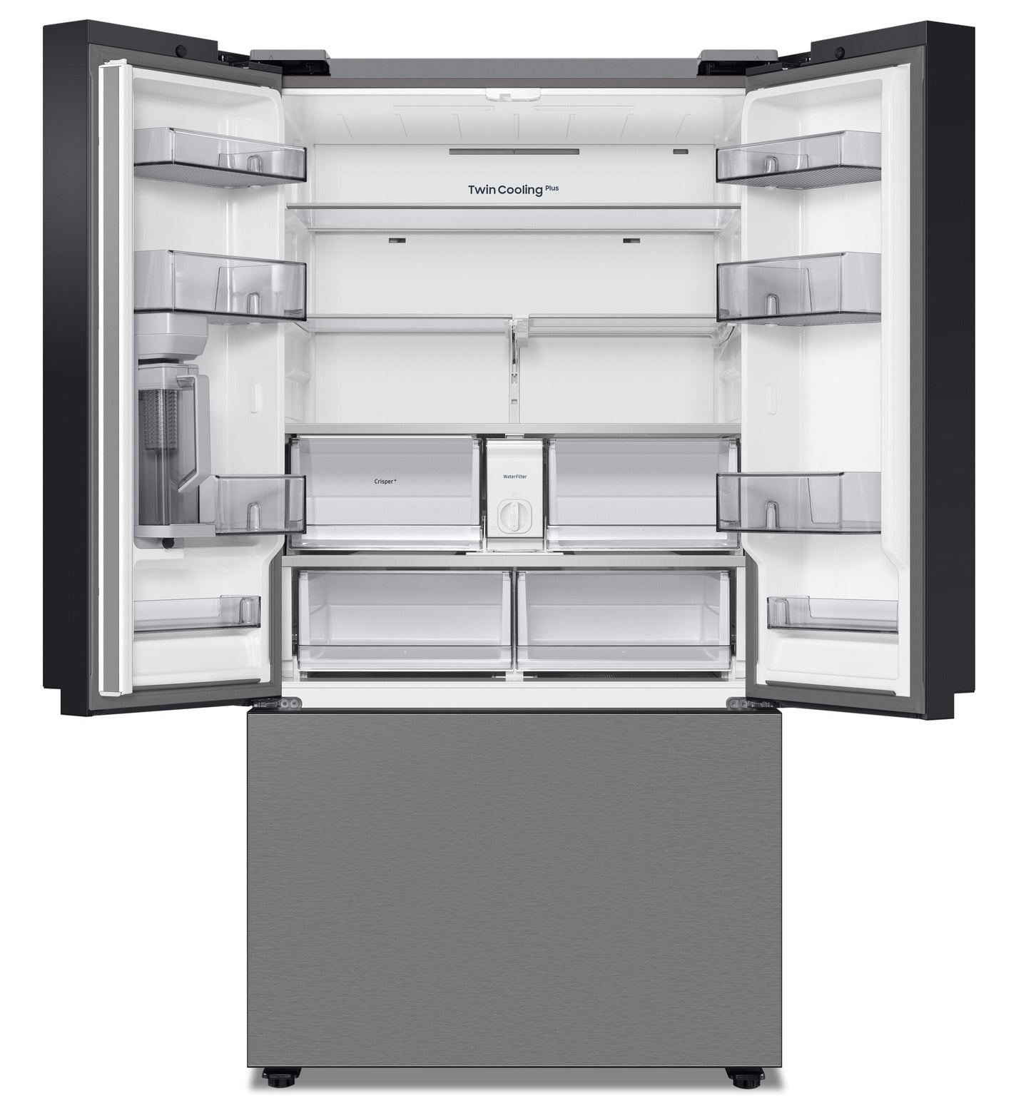 Samsung Appliances 36" 24 Cu. Ft. Bespoke Counter-Depth French-Door Refrigerator - RF24BB6200QLAA