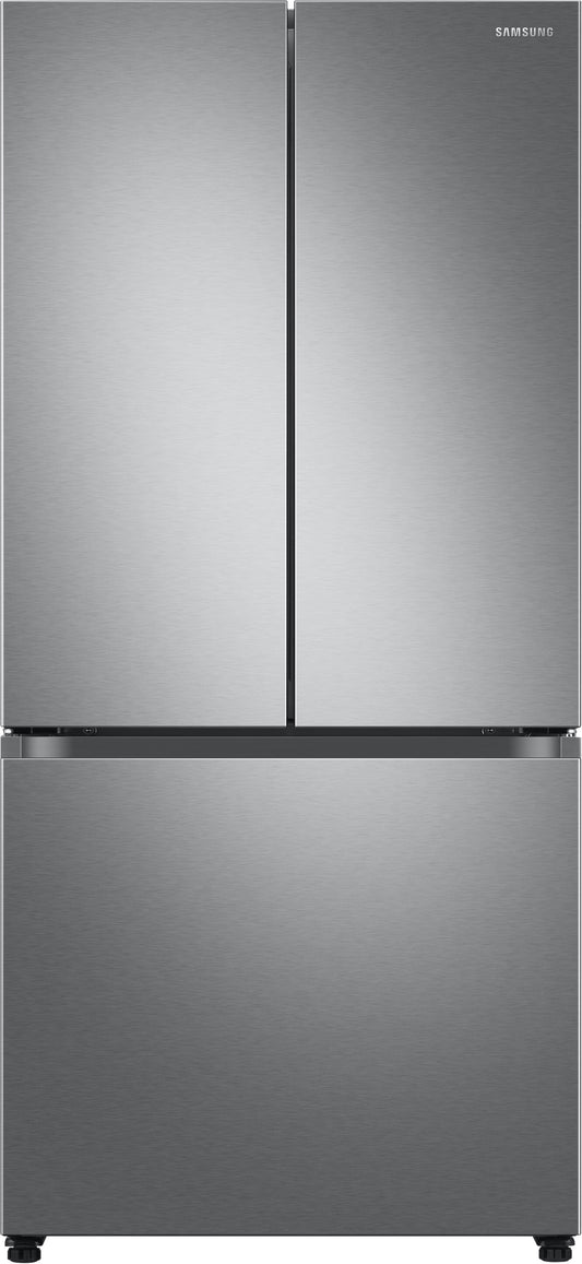 SAMSUNG 33 IN. 24.5 CU. FT. STAINLESS STEEL 3 DOOR FRENCH DOOR REFRIGERATOR WITH BEVERAGE CENTER-RF25C5551SR/AA