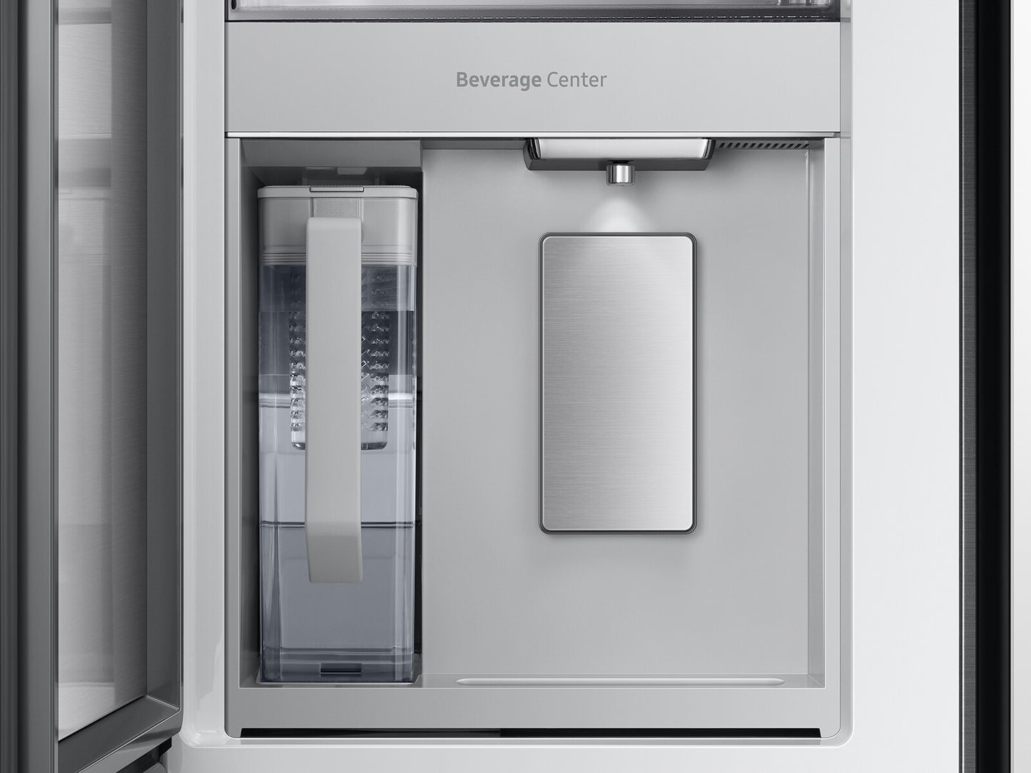 Samsung 36 Inch Smart 4-Door French Door Refrigerator with 29 cu. ft. Total Capacity, Bespoke Panel - RF29BB8600AP