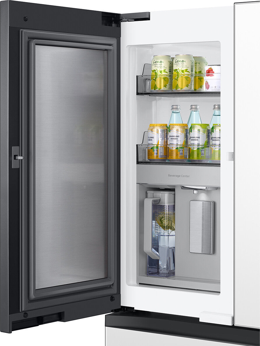 Samsung 36 Inch Smart 4-Door French Door Refrigerator with 29 cu. ft. Total Capacity, Bespoke Panel - RF29BB8600AP
