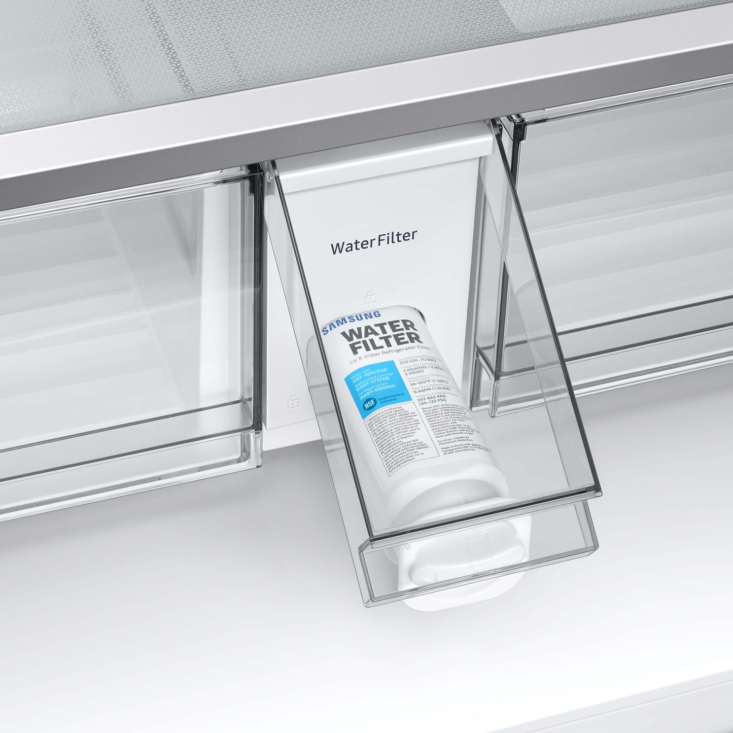 Samsung 36 Inch Smart 4-Door French Door Refrigerator with 29 cu. ft. Total Capacity, Bespoke Panel - RF29BB8600AP