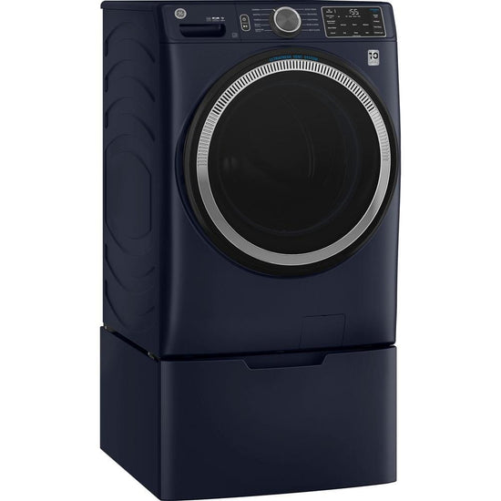 GE 5.5 cu ft. Sapphire Blue Front Load Washer with UltraFresh Vent System - GFW550SPRRS