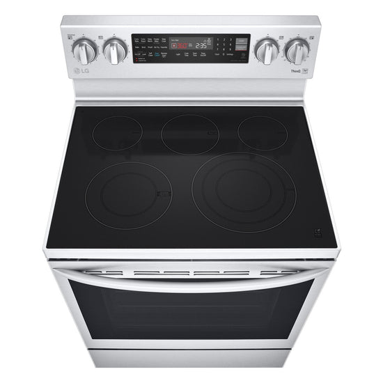 LG 30 Inch Freestanding Electric Range with True Convection & Air Fry - LREL6325F