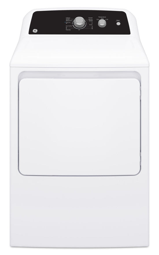 GE 6.2 Cu. Ft. Electric Dryer, White - GTX34EBMRWS