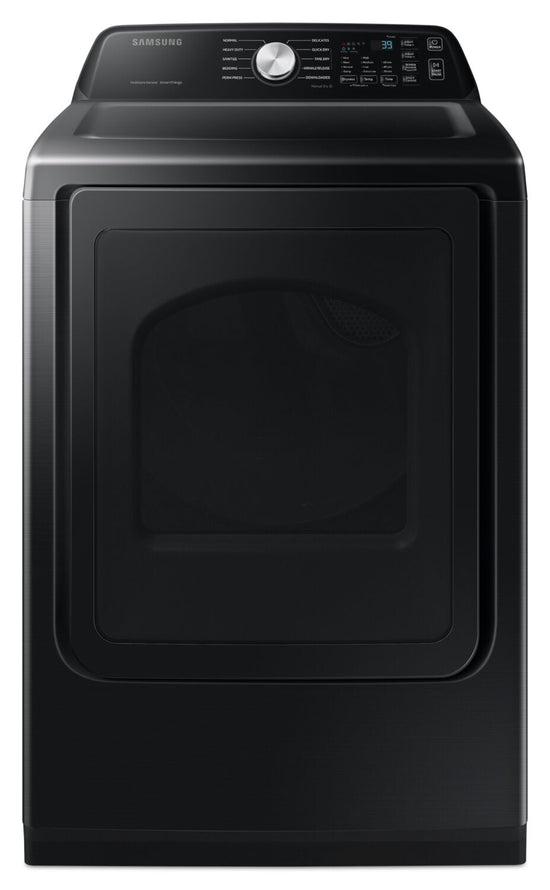 Samsung 7.4 Cu. Ft. Electric Dryer, Black Stainless Steel - DVE47CG3500VAC