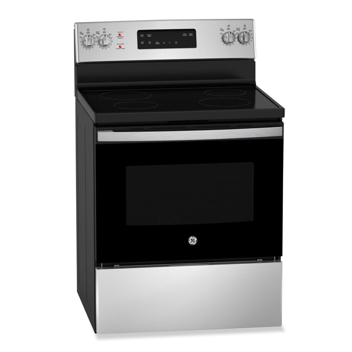 Ge Appliances 5 Cu. Ft. Electric Range with Self Clean and 4 Burners - JCB630VS