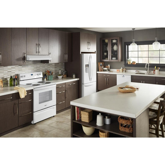 Whirlpool 4.8 Cu. Ft. Electric Range with Self-Clean, White - YWFC315S0JW