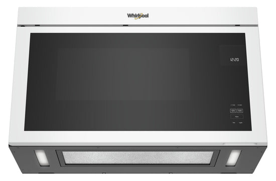 Whirlpool 1.1 Cu. Ft. Flush Over-the-Range Microwave, White - YWMMF5930PW