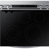 Samsung 30 Inch Freestanding Electric Range with Air Fry, Stainless Steel - NE63A6511SS/AC