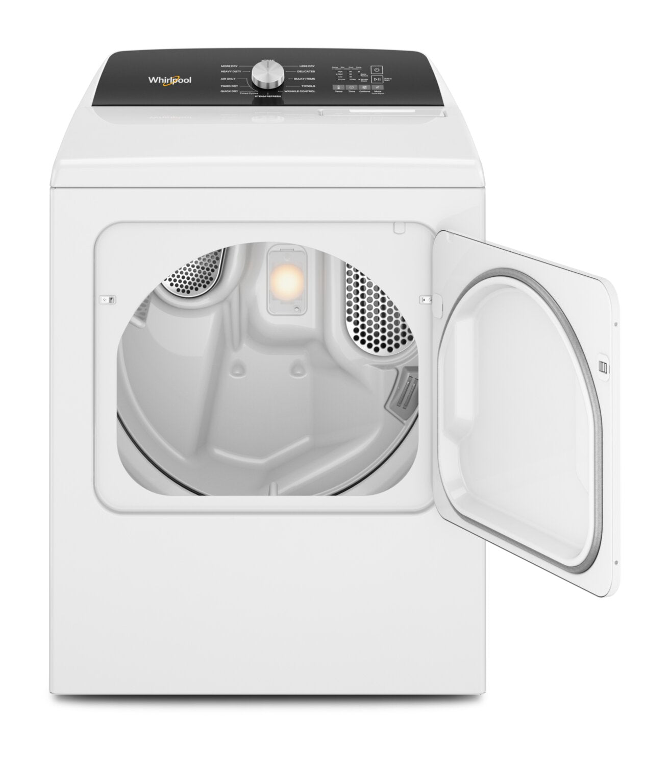 Whirlpool 7 Cu. Ft. Electric Dryer with Steam in White - YWED505W