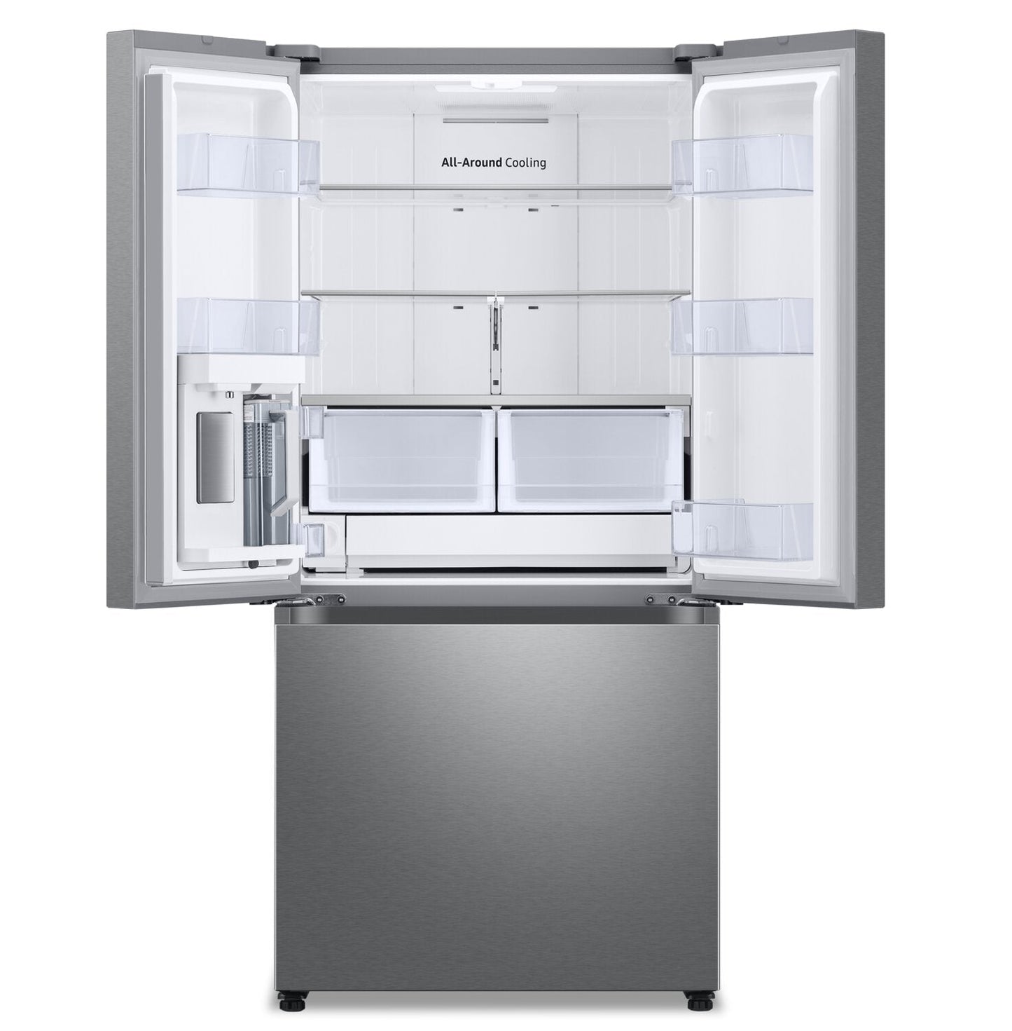 SAMSUNG 33 IN. 24.5 CU. FT. STAINLESS STEEL 3 DOOR FRENCH DOOR REFRIGERATOR-RF25C5551SR/AA