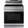 Samsung 30 Inch Freestanding Electric Range with Air Fry, Stainless Steel - NE63A6511SS/AC