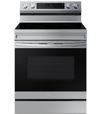 Samsung 30 Inch Freestanding Electric Range with Air Fry, Stainless Steel - NE63A6511SS/AC
