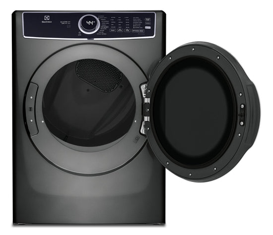 Electrolux 8 Cu. Ft. Electric Dryer with Steam, Titanium - ELFE763CAT