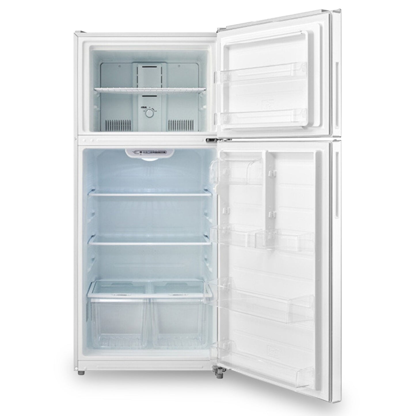 Midea 18 Cu. Ft. Top-Freezer Refrigerator in White - MRT18S4AWW