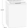 GE 4.4 Cu Ft. Top Load Washer, White - GTW334BMRWS