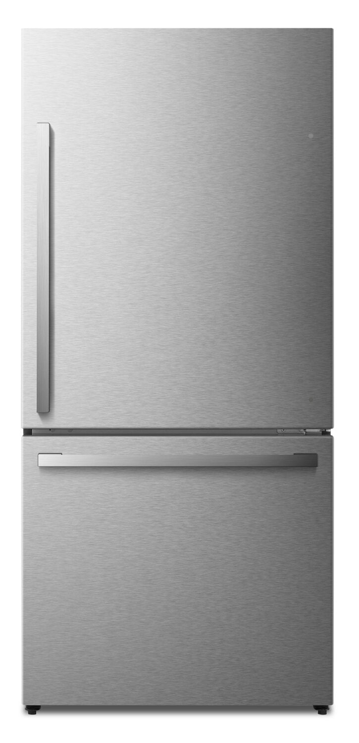 HISENSE TITANIUM 31.1 INCH 17 CU. FT. BOTTOM-MOUNT REFRIGERATOR - RB17A2CSE