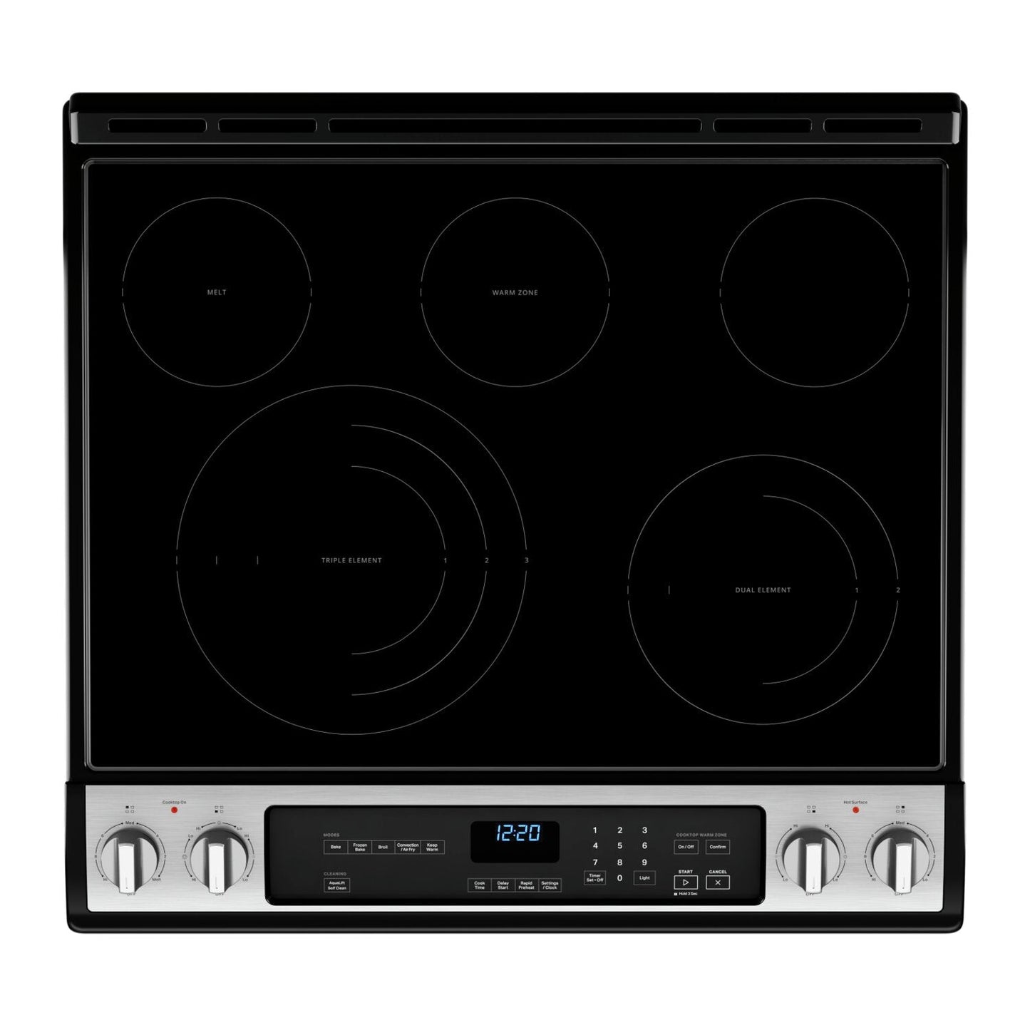 Whirlpool 6.4 Cu. Ft. Electric Range with Air Fry and AquaLift - YWEE745H0LZ