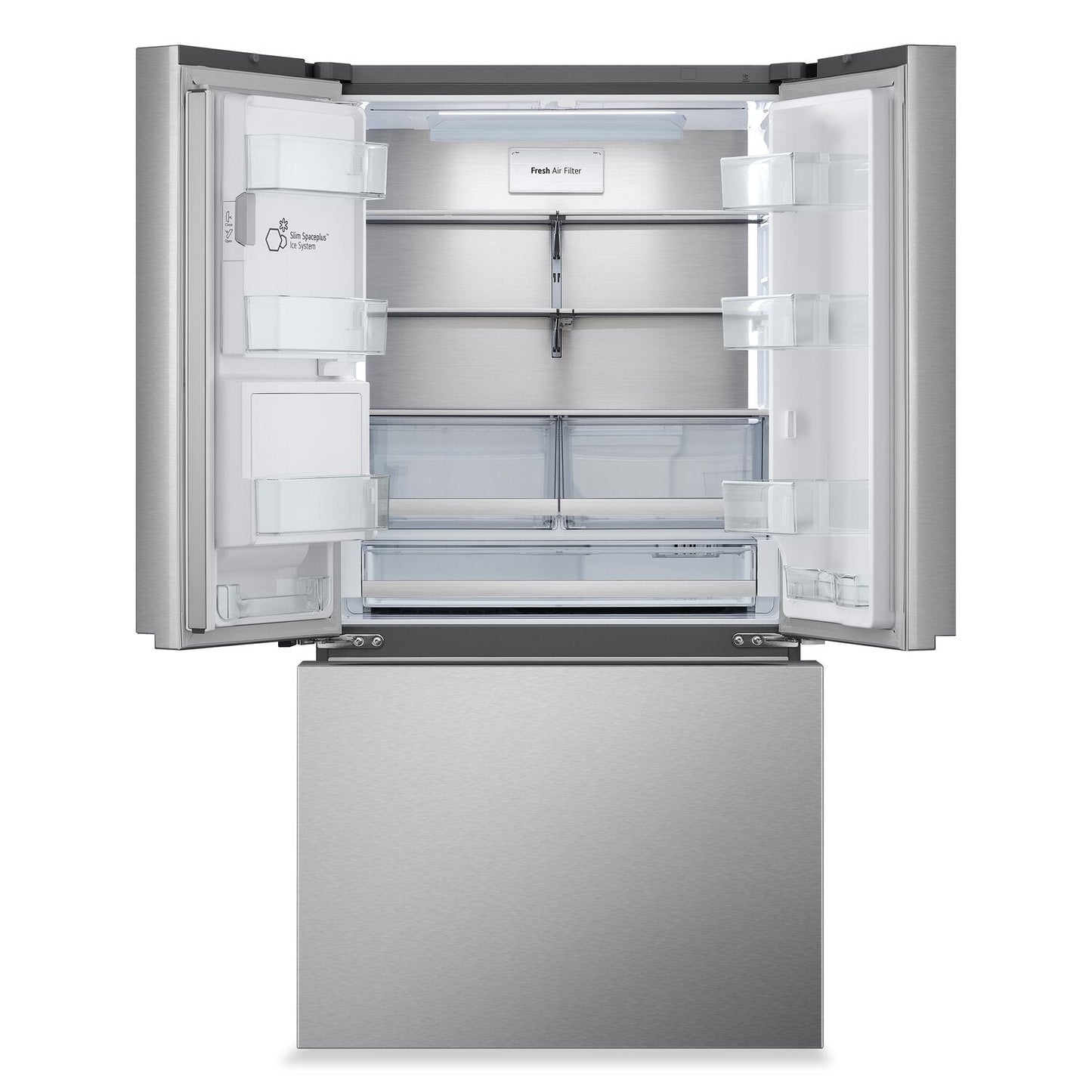 LG 36 Inch French-Door Counter-Depth MAX Refrigerator, Stainless Steel - LRYXC2606S