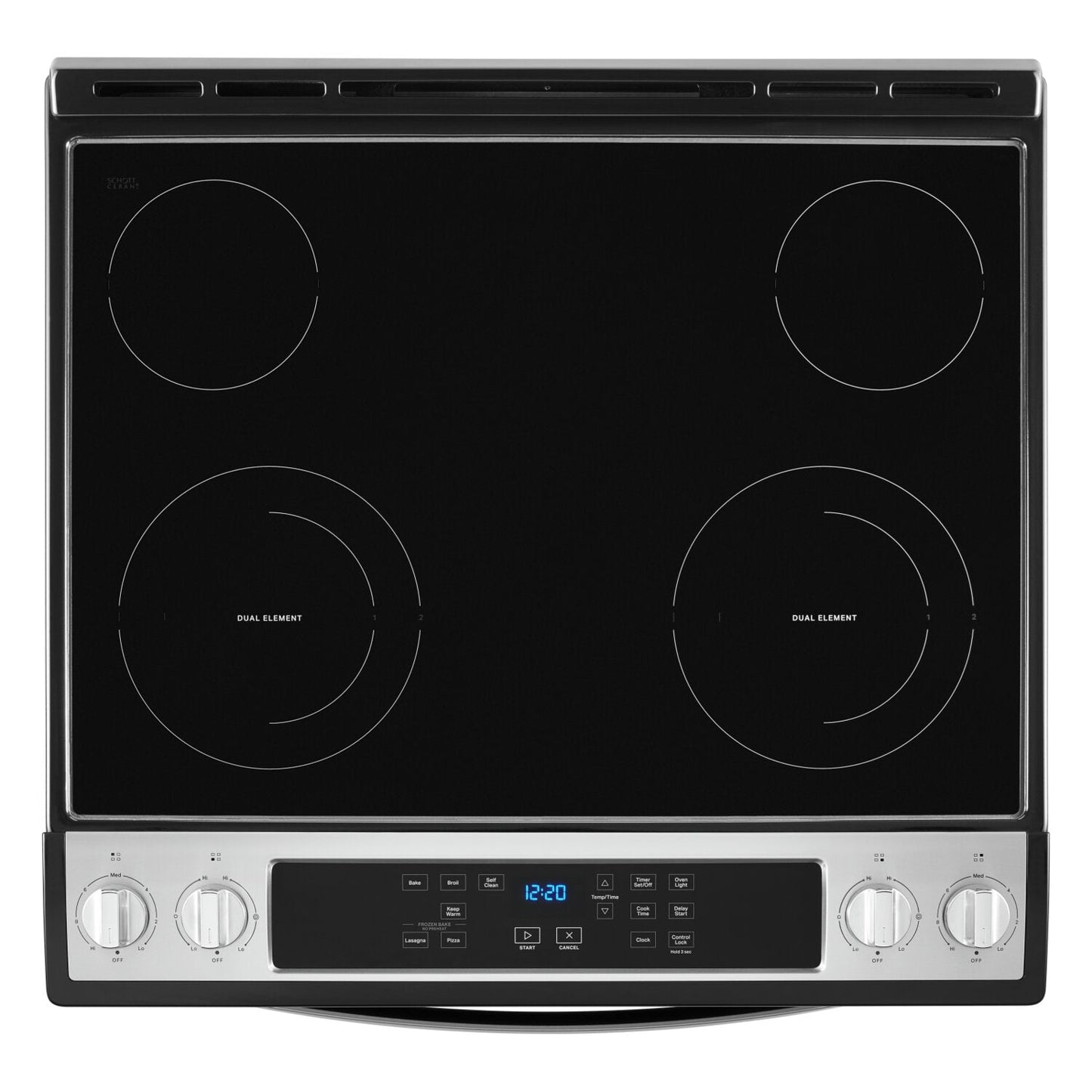 WHIRLPOOL 4.8 CU. FT. ELECTRIC RANGE W/ SELF-CLEAN - YWEE515S0LS