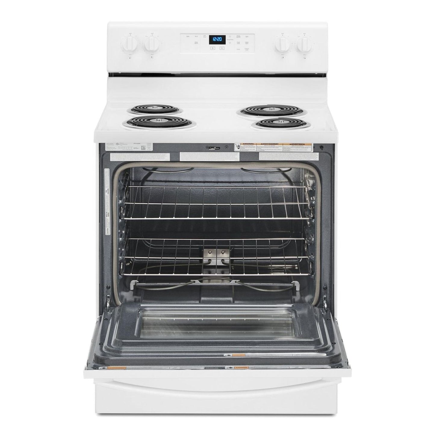 Whirlpool 4.8 Cu. Ft. Electric Range with Self-Clean, White - YWFC315S0JW