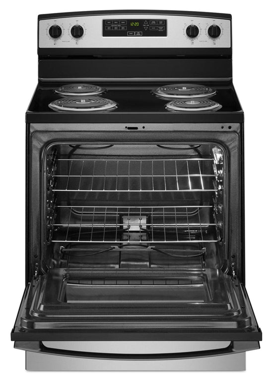 Amana 30 Inch Freestanding Electric Range, Stainless Steel - YACR4303MMS