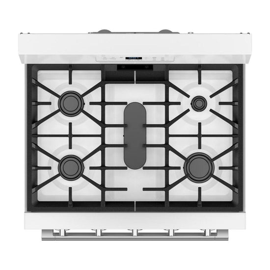 Maytag 5 Cu. Ft. Convection Gas Range with No Preheat Air Fry, White - MFGS6030RW