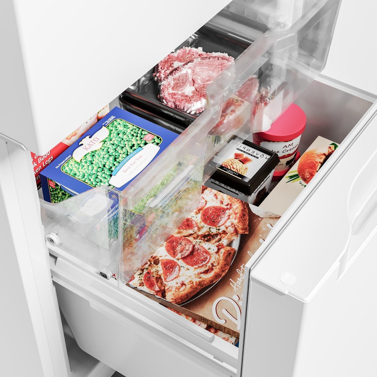 Midea 18.7 Cu. Ft. Bottom-Freezer Refrigerator - MRB19B7AWW