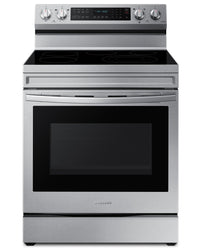Samsung 30 Inch Freestanding Electric Range with Air Fry, Stainless Steel - NE63A6711SS/AC