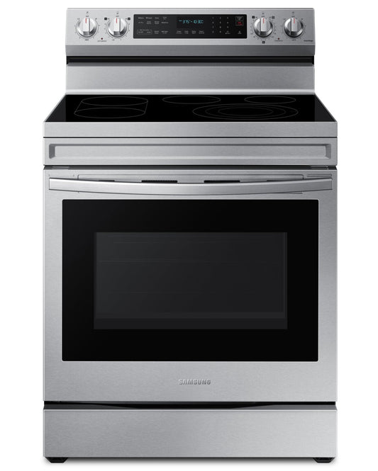 Samsung 6.3 Cu. Ft. Smart Electric Free Standing Range with Air Fry - NE63A6711SS