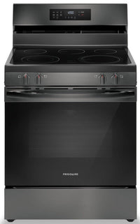 Frigidaire 30 Inch Electric Range with Air Fry, Black Stainless Steel - FCRE308CAD