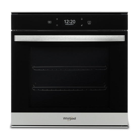 Whirlpool 24 Inch Electric Single Wall Oven with True Convection, Stainless Steel - YWOS52ES4MZ