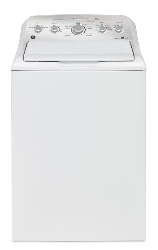 Ge 4.9 Cu. FT. Top Load Dual Action Agitator Washer with SaniFresh Cycle - GTW490BMRWS