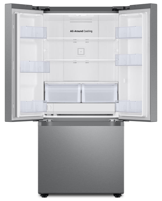 Samsung 30 Inch French Door Refrigerator with 22.1 Cu. Ft. Capacity, Stainless Steel - RF22A4221SR/AA